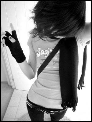 Je note qu'elle se noie....